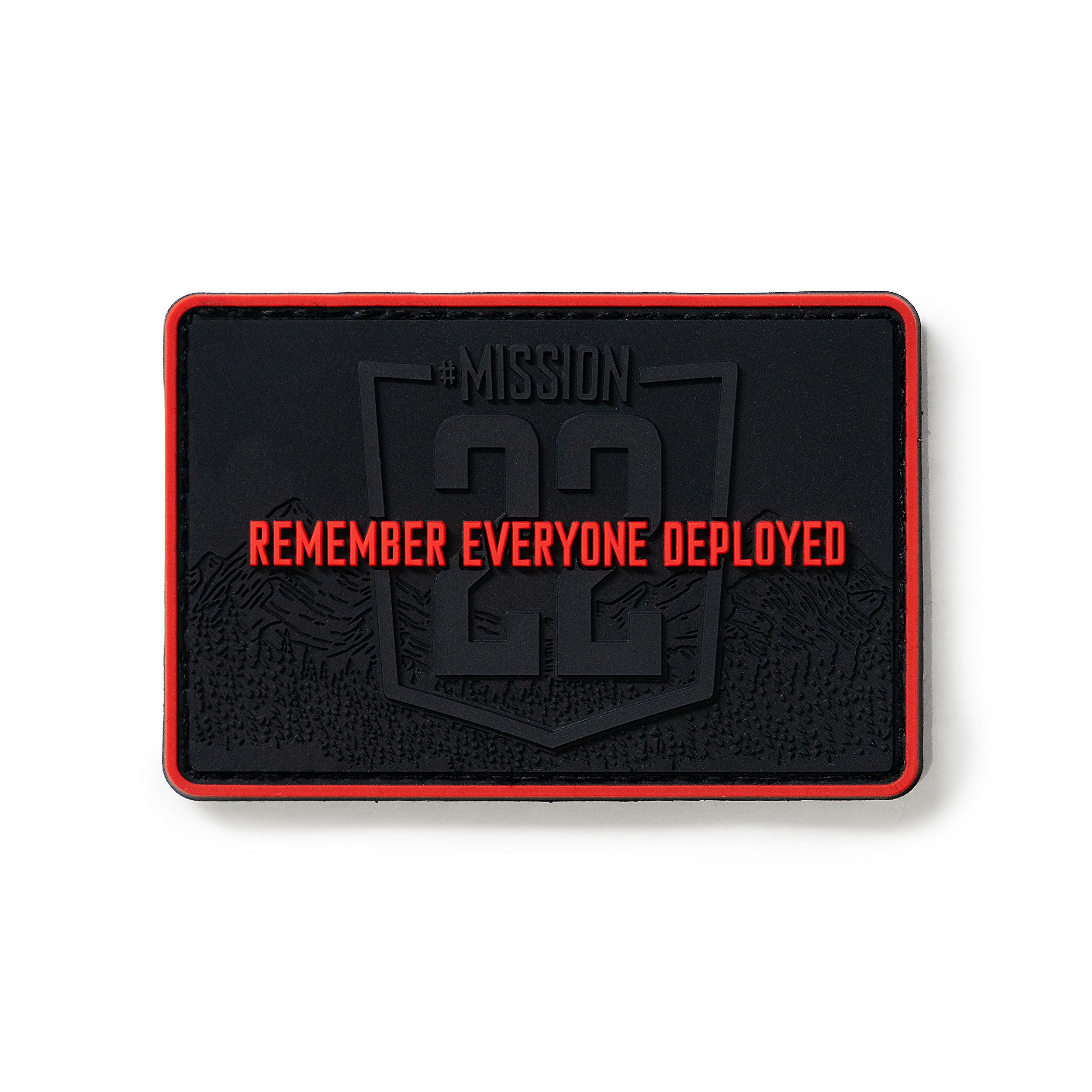 Mission 22 Red Friday PVC Patch