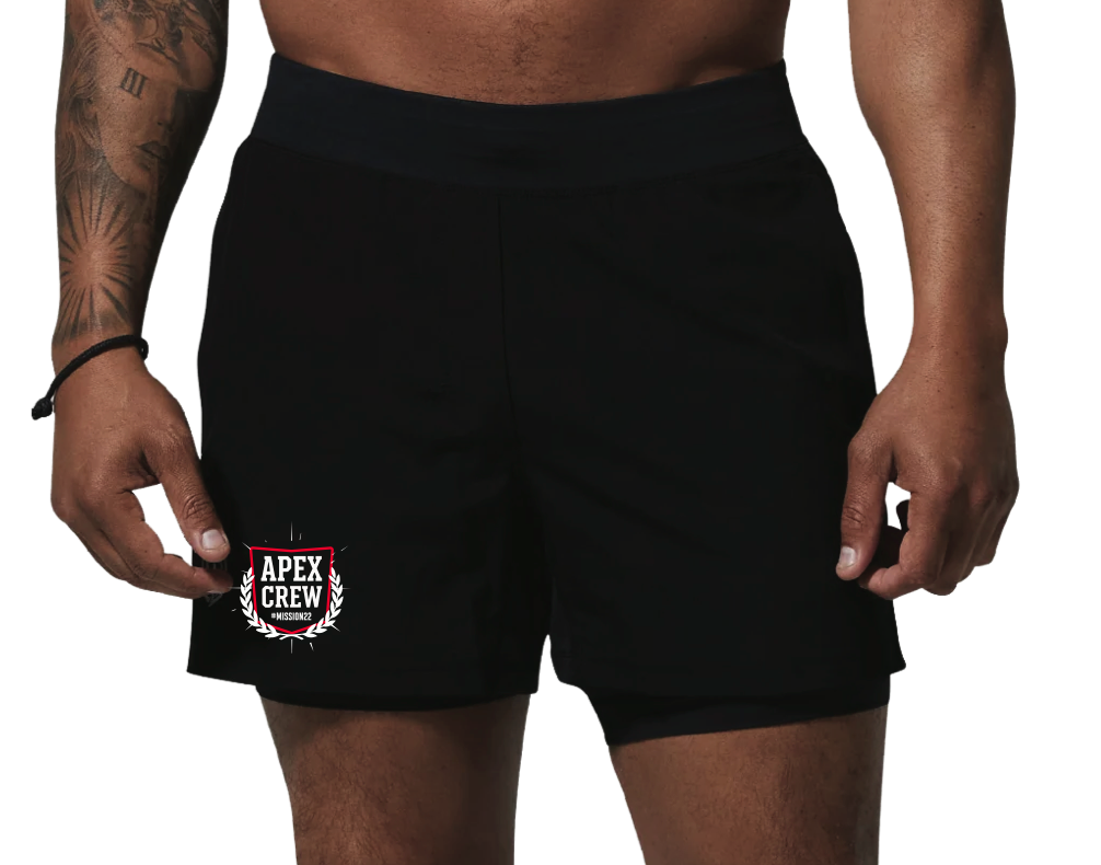 APEX CREW - Men's Born Primitive Versatile Short w/Compression 5"