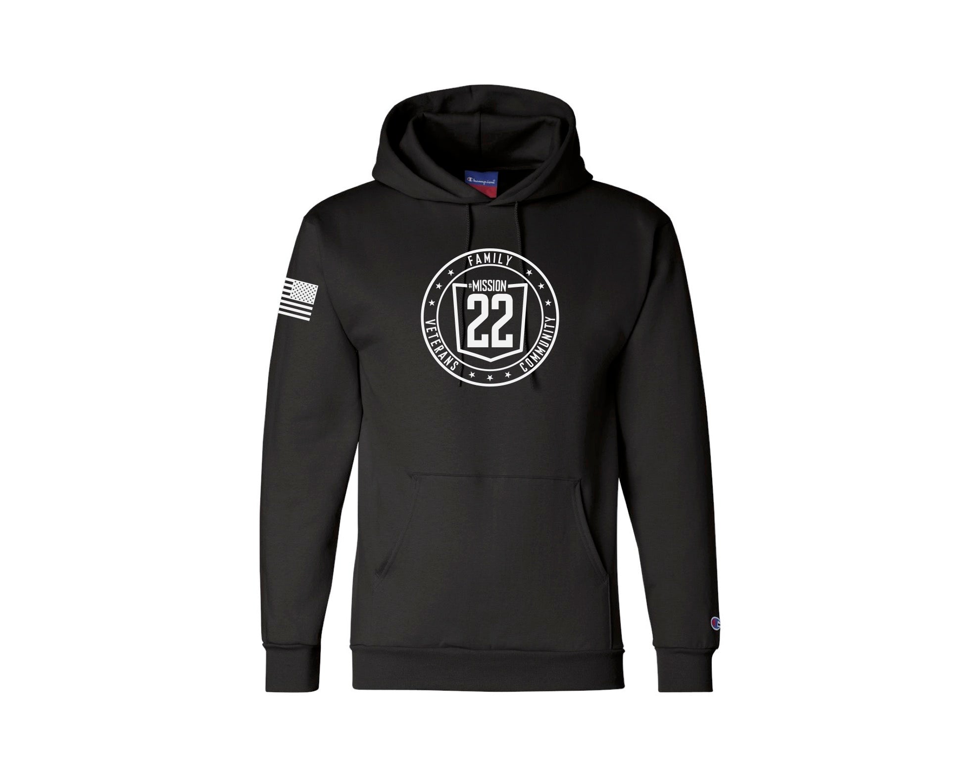 Veterans Family Community Hoodie - Black