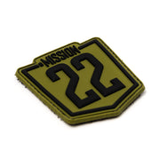Mission 22 PVC Shield Patch