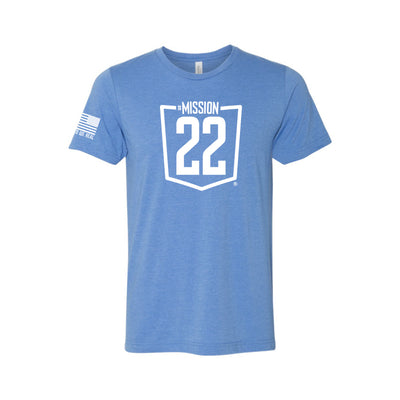 Mission 22 Triblend Blue Tee