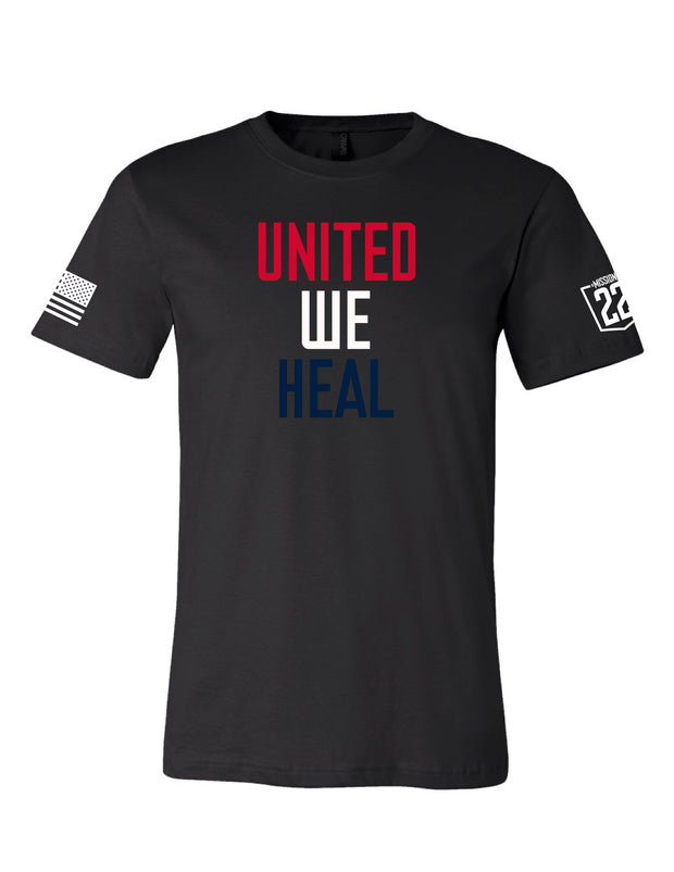M22- Red White and Blue United We Heal Tee
